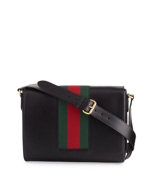 gucci mens leather shoulder bags|farfetch Gucci shoulder bags.